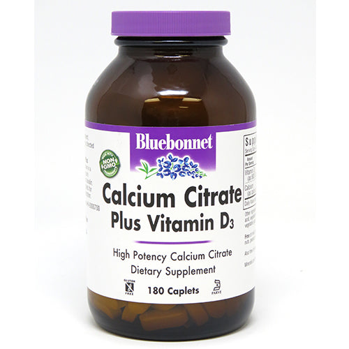 Calcium Citrate Plus Vitamin D3 - Bluebonnet