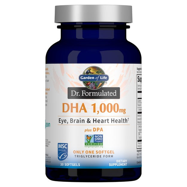 Dr. Formulated DHA 1,000mg - Garden of Life