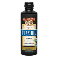 Thumbnail for Organic Lignan Flax Oil - Barleans
