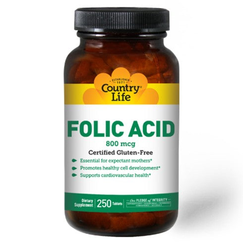Folic Acid 800 mcg - Country Life