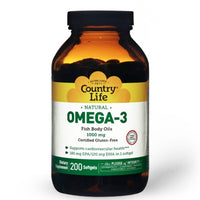 Thumbnail for Omega-3 1000 mg Fish Oil - Country Life