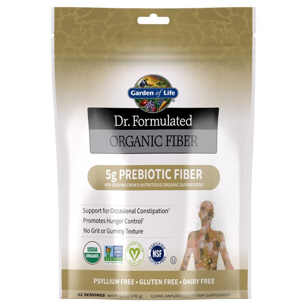 Dr. Formulated Organic Fiber Unflavored - Garden of Life