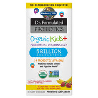 Thumbnail for Dr. Formulated Probiotics Organic Kids+ Shelf-Stable Strawberry Banana - Garden of Life
