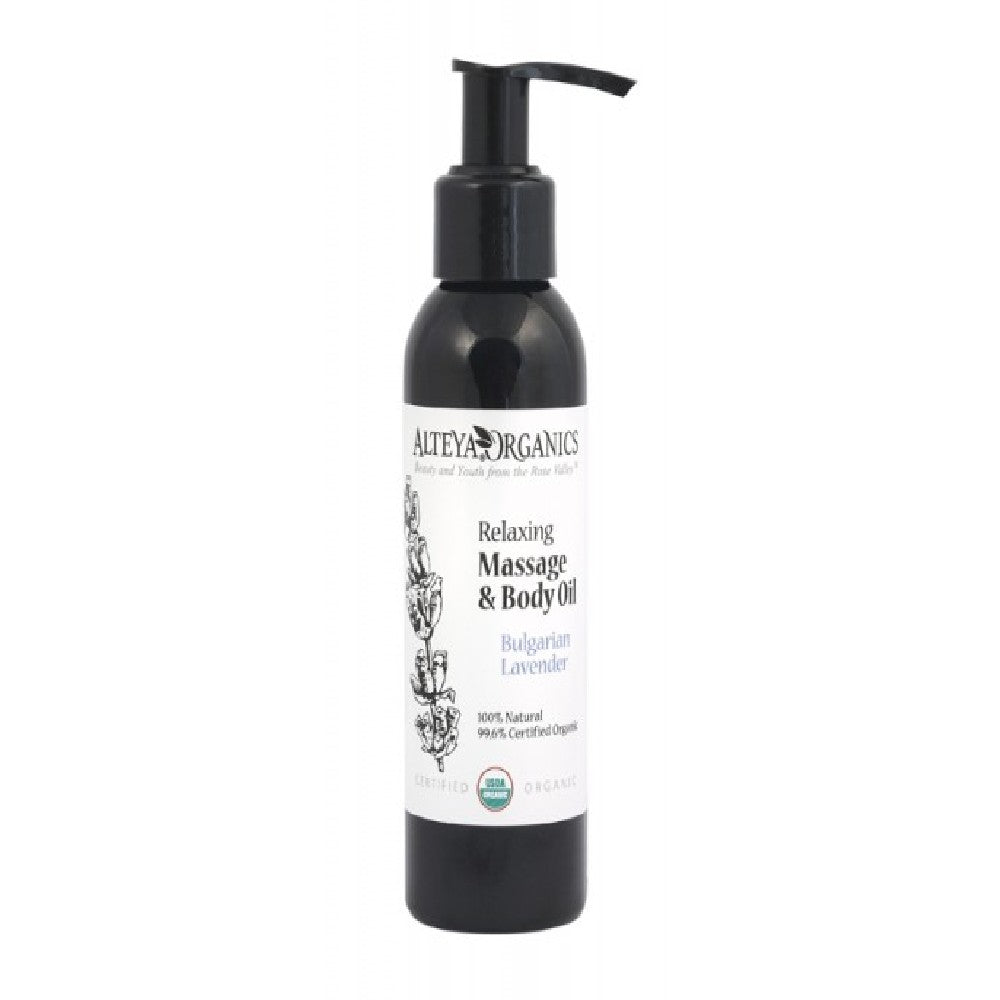Relaxing Massage & Body Oil Bulgarian Lavender - Alteya Organics