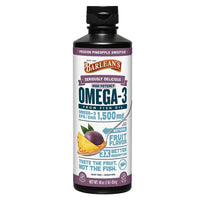 Thumbnail for Omega-3 High Potency Fish Oil Passion Pineapple Smoothie - Barleans Organic Oils