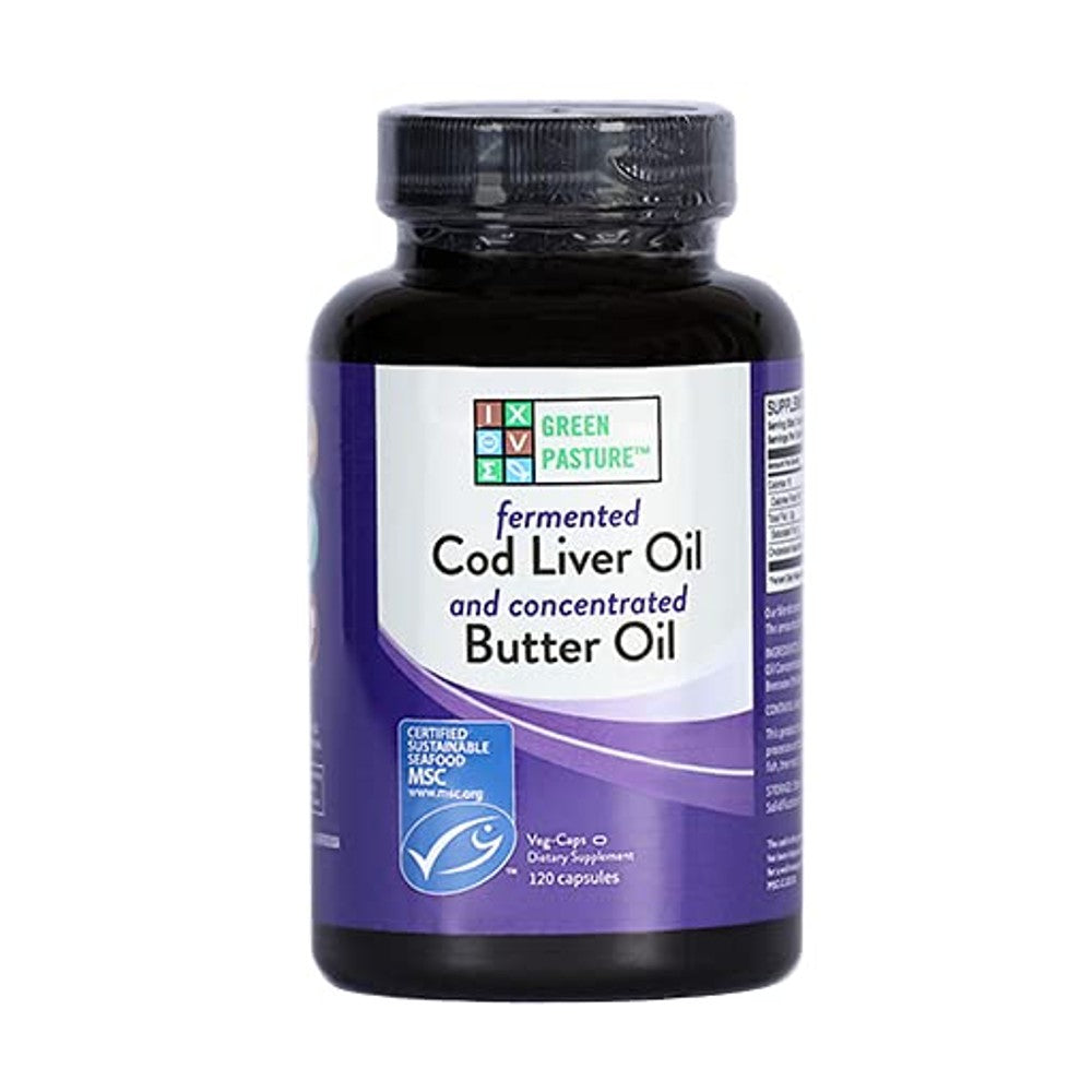 Fermented Cod Liver Oil & Concentrated Butter Oil Blend – Capsule – MSC certified