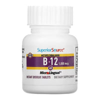 Thumbnail for Methylcobalamin B-12, 1,000 mcg - Superior Source