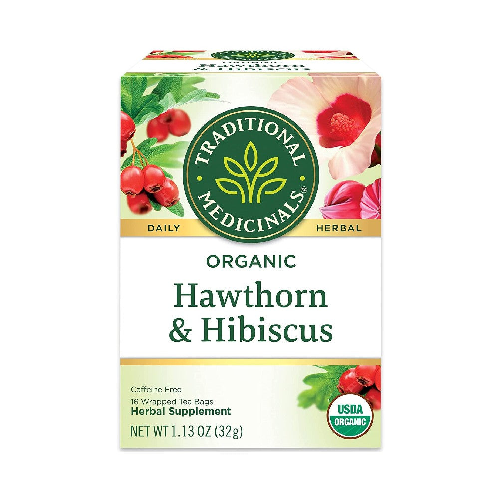 Organic Hawthorn & Hibiscus Herbal Tea