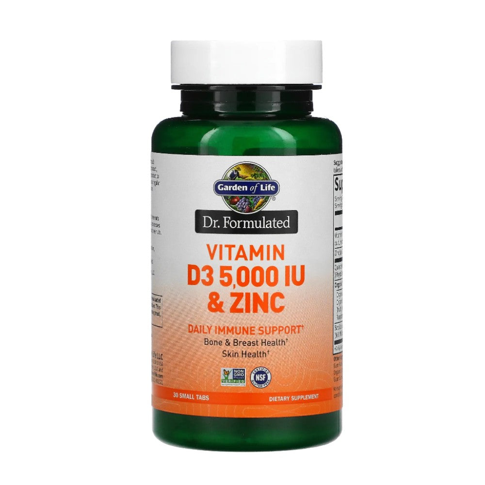Dr. Formulated, Vitamin D3 & Zinc - Garden of Life