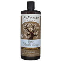 Thumbnail for Raw Moisturizing Black Unscented Soap with Organic Shea Butter - Dr Woods