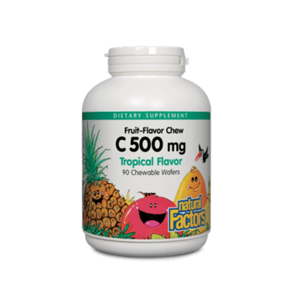 Fruit-Flavor Chew Vitamin C, Tropical, 500 mg