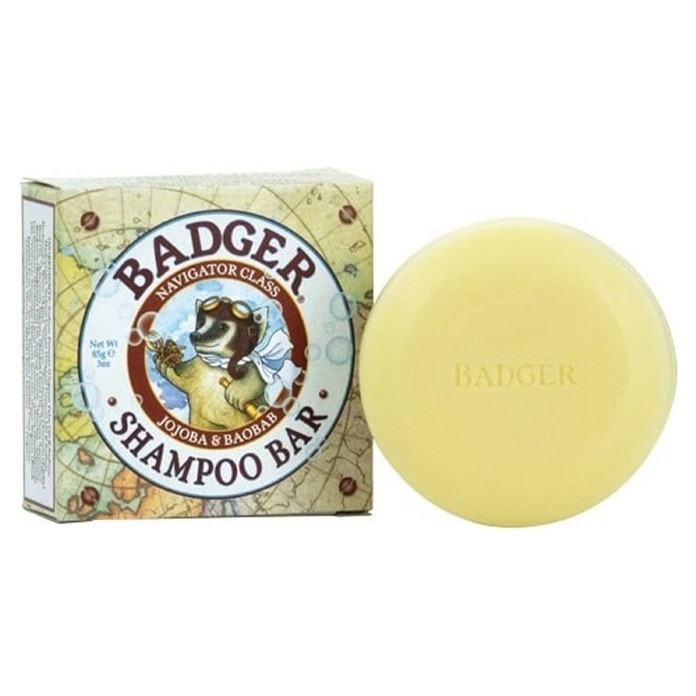 Jojoba & Baobab Shampoo Bar - Badger