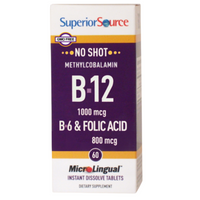 Thumbnail for Methylcobalamin B-12 1,000 mcg / B-6 / Folic Acid 800 MCG