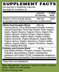 Thumbnail for Whole Food Vitamin C 500mg