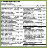 Thumbnail for Certified Organic Whole Food Men’s Multi