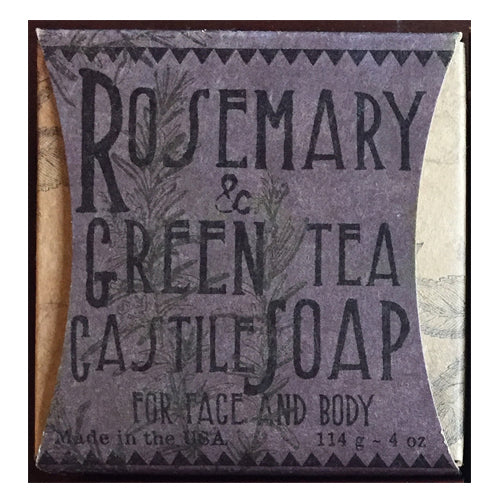 Rosemary & Green Tea Soap - My Village Green