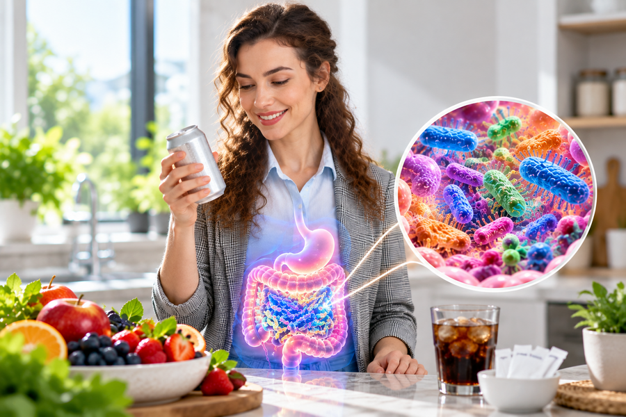Photograph illustrating Artificial Sweeteners and Your Gut Microbiome