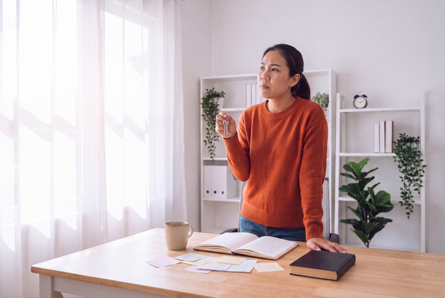 Person taking a supplement capsule from a jar, exploring remedies for brain fog in men and women