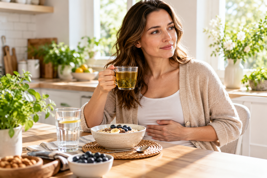 Photograph illustrating Anxiety and IBS