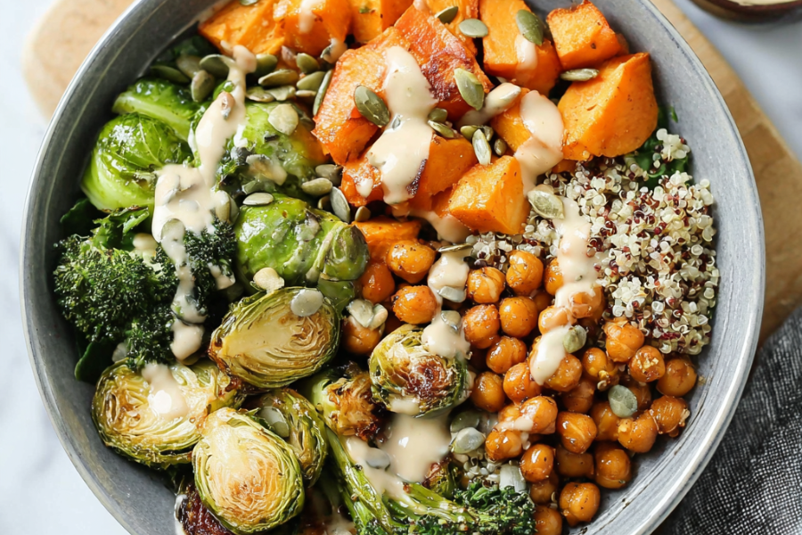Hearty Harvest Bowl: A High-Protein Fall Recipe for Energy & Wellness