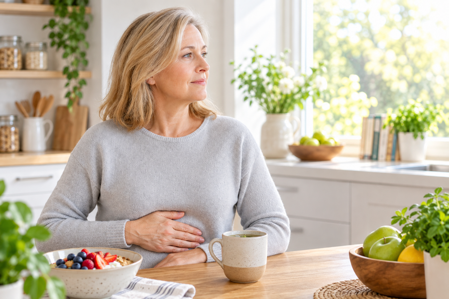 Photograph illustrating chronic stress, cortisol, and belly fat — stress and belly fat, cortisol weight gain