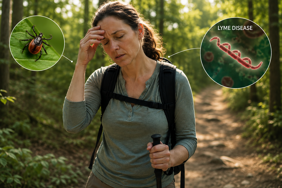 Photograph illustrating Chronic Inflammation and Lyme Disease