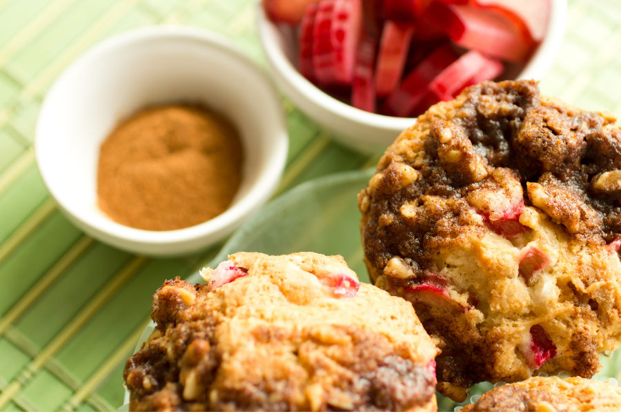 Snack Today: Rhubarb Muffins