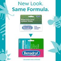 Thumbnail for BENADRYL Itch Stopping Cream Extra Strength Itchy Skin and Rash Relief with Diphenhydramine