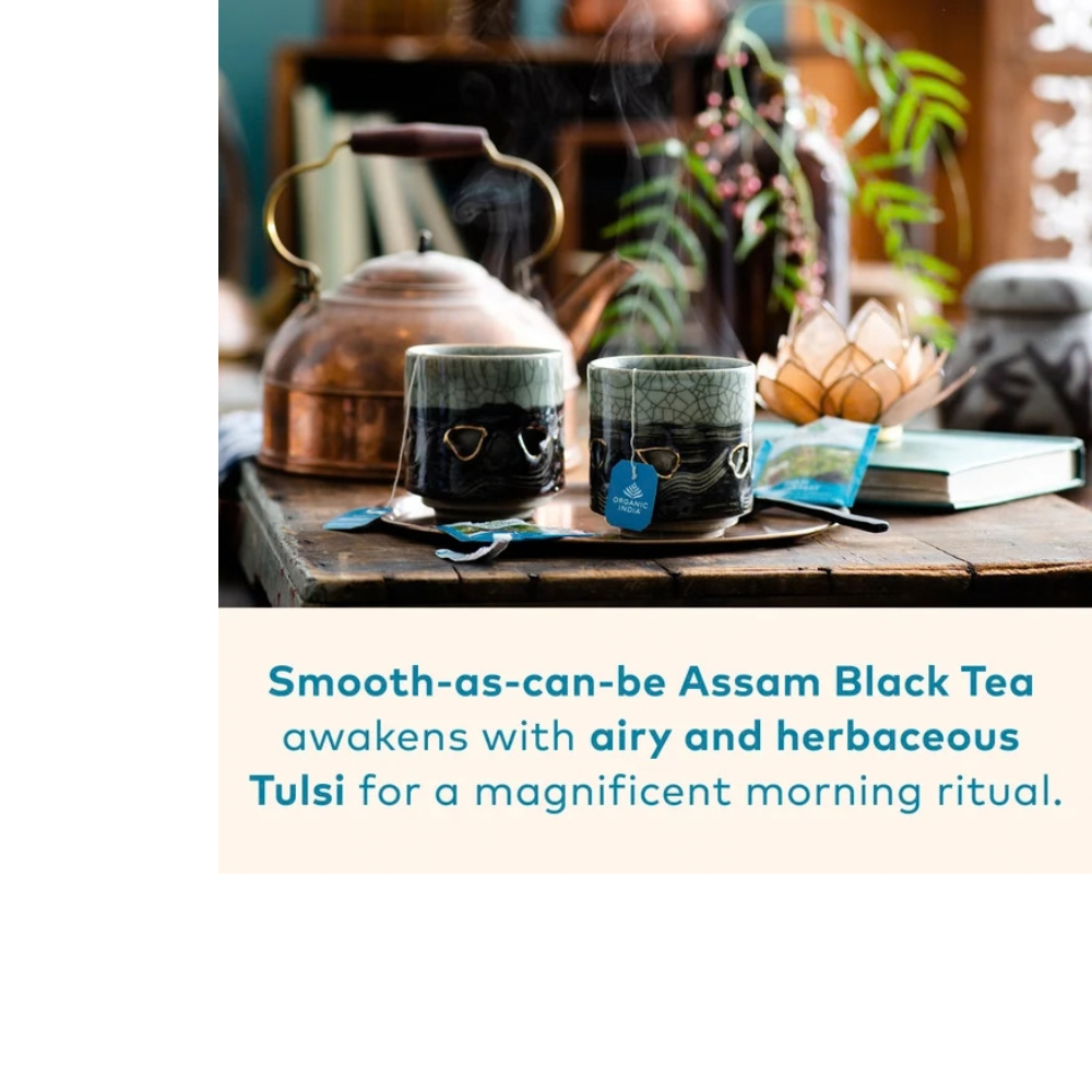 Tulsi Breakfast Tea – Black Tea with Tulsi & Bacopa