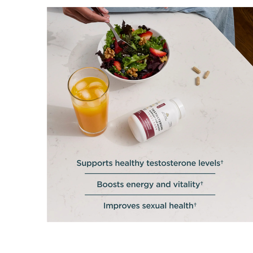 TESTOSTERONE SUPPORT FOR WOMEN + COLLAGEN