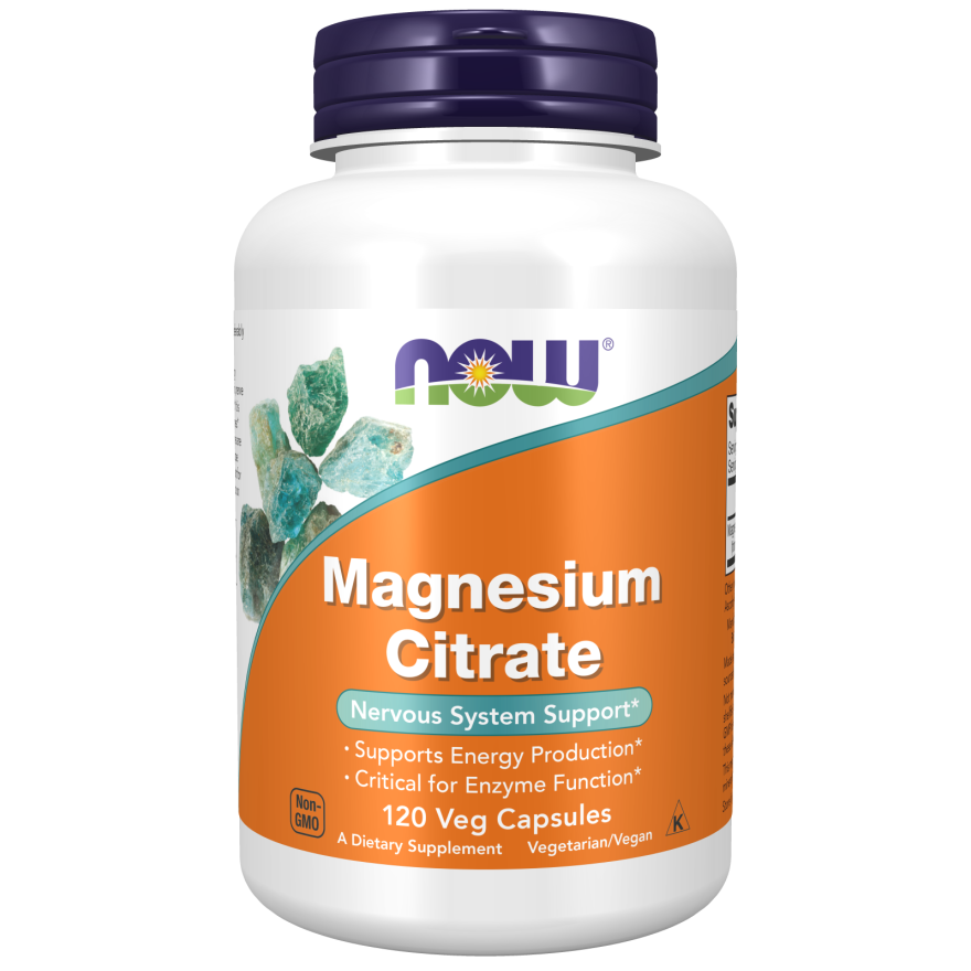 Magnesium Citrate 400mg - Now Foods