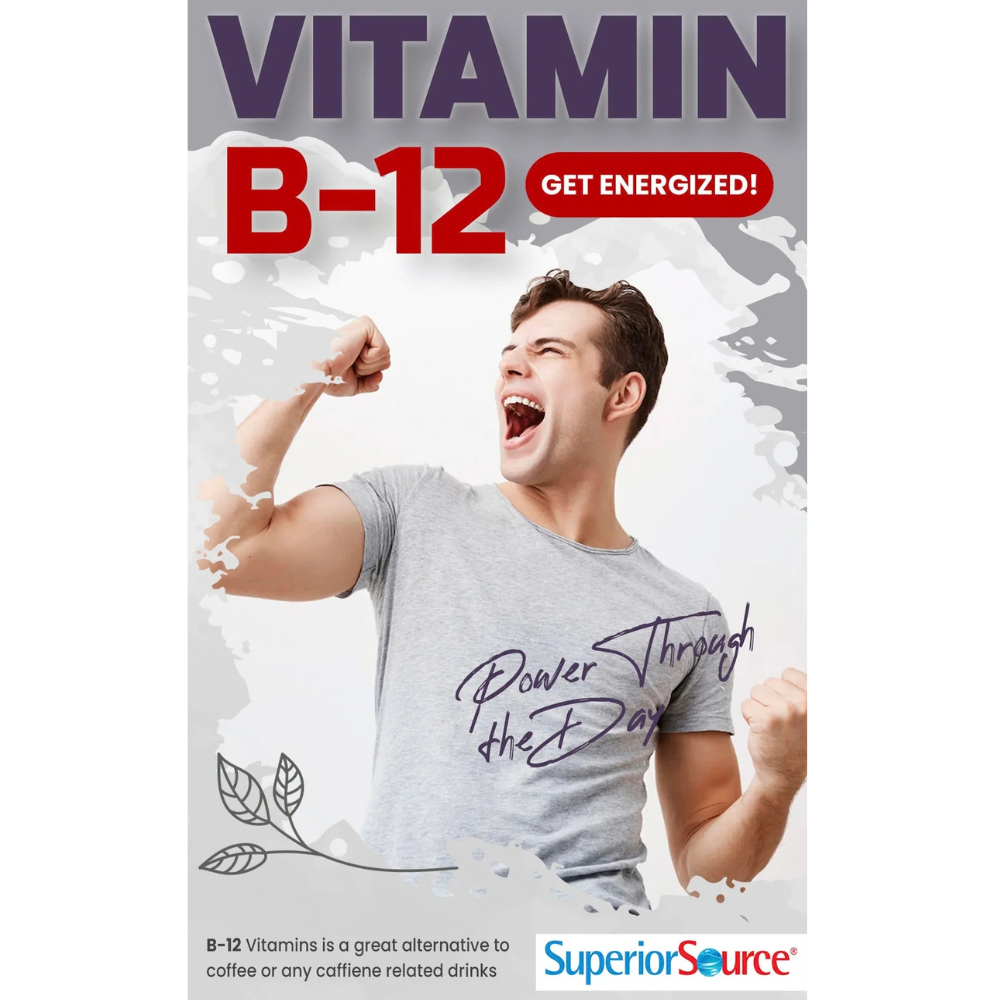 Superior Source NO SHOT Advanced B-12 2,000 mcg / B-6 / Folic Acid 600 mcg