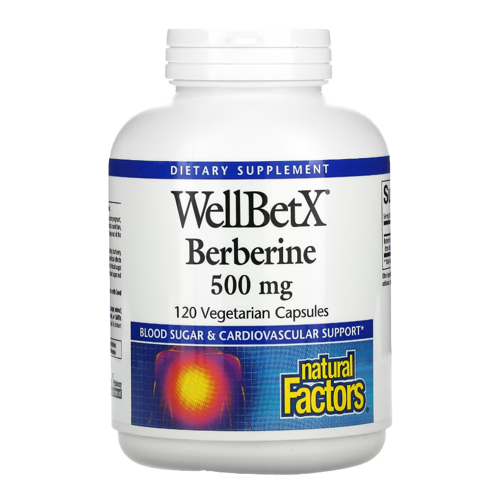 WellBetX Berberine 500 mg - Natural Factors