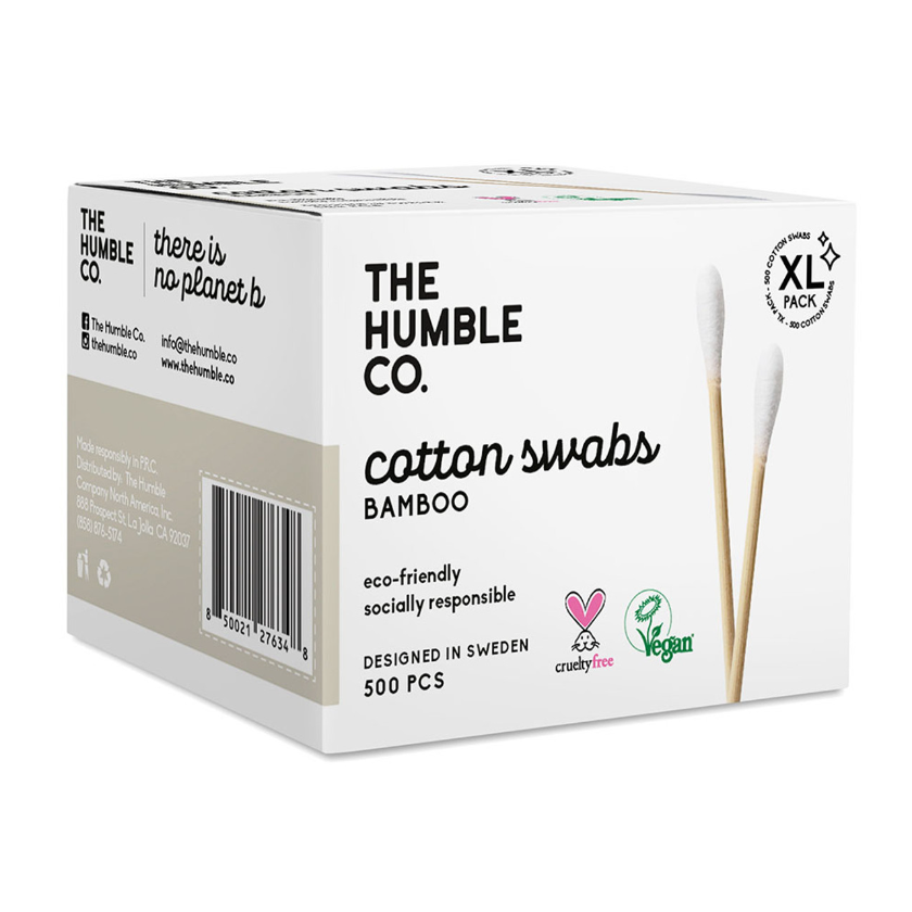 Cotton Swabs White - The Humble Co.