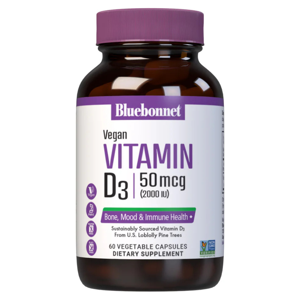 VITAMINA D3 VEGANA 50 mcg 2000 UI