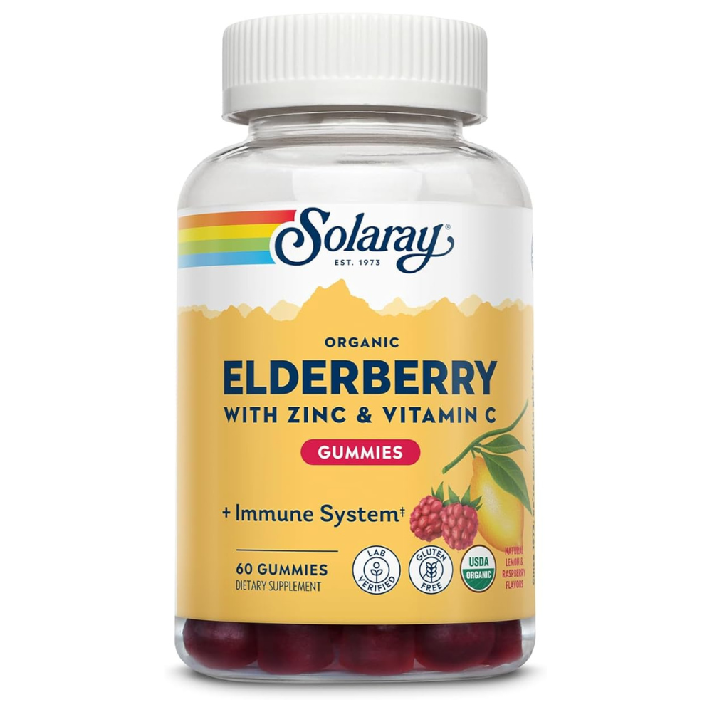 Organic Elderberry Gummies w/Zinc & Vitamin C