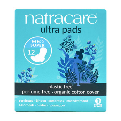 Ultra Super Period Pads w/wings - Natracare