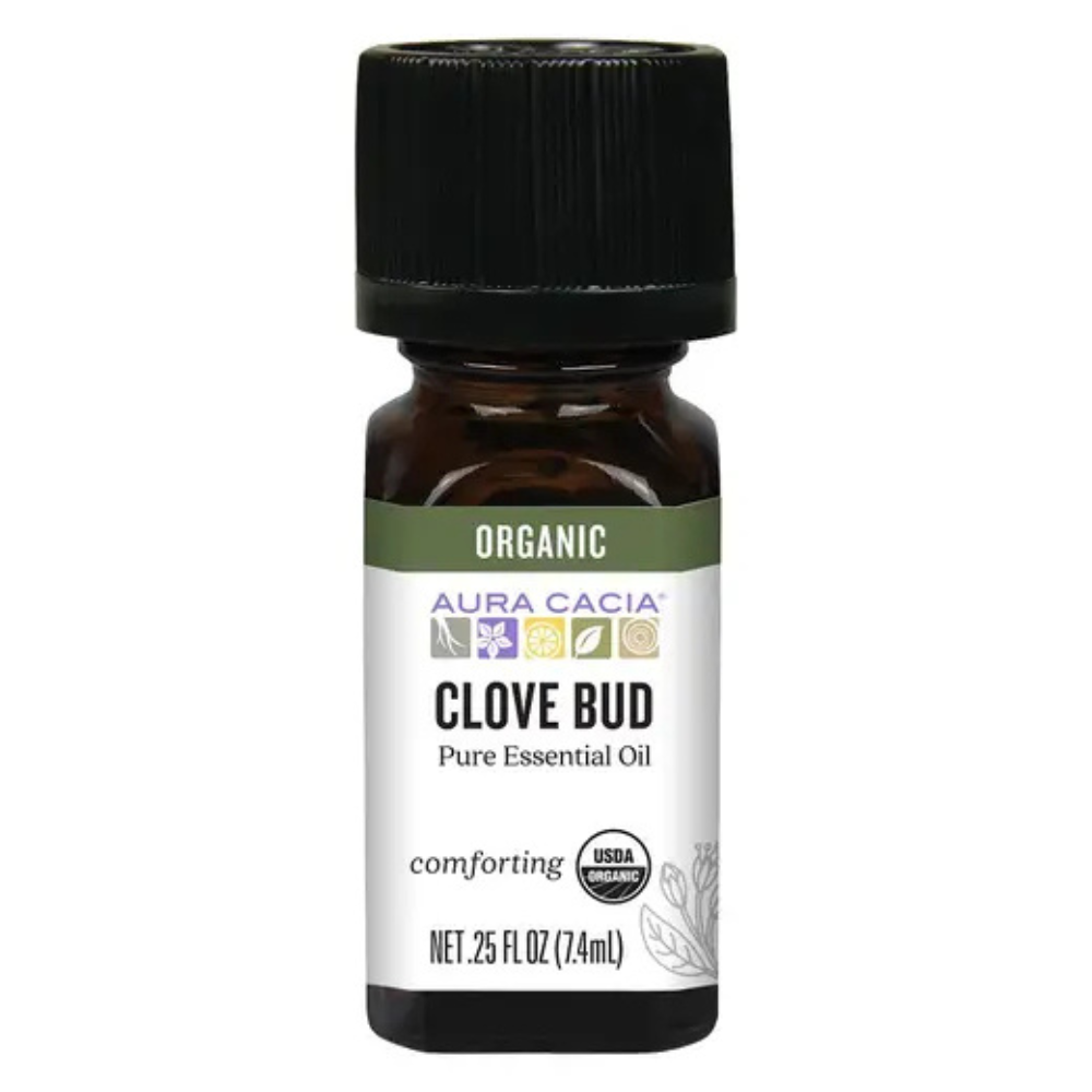 Aura Cacia Aceite Esencial Orgánico de Clavo de Olor