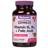 Thumbnail for EARTHSWEET CHEWABLES VITAMIN B6, B12 & FOLIC ACID