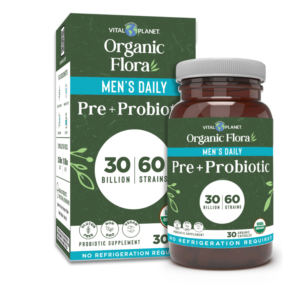 Organic Flora Men’s Daily Probiotic Supplement