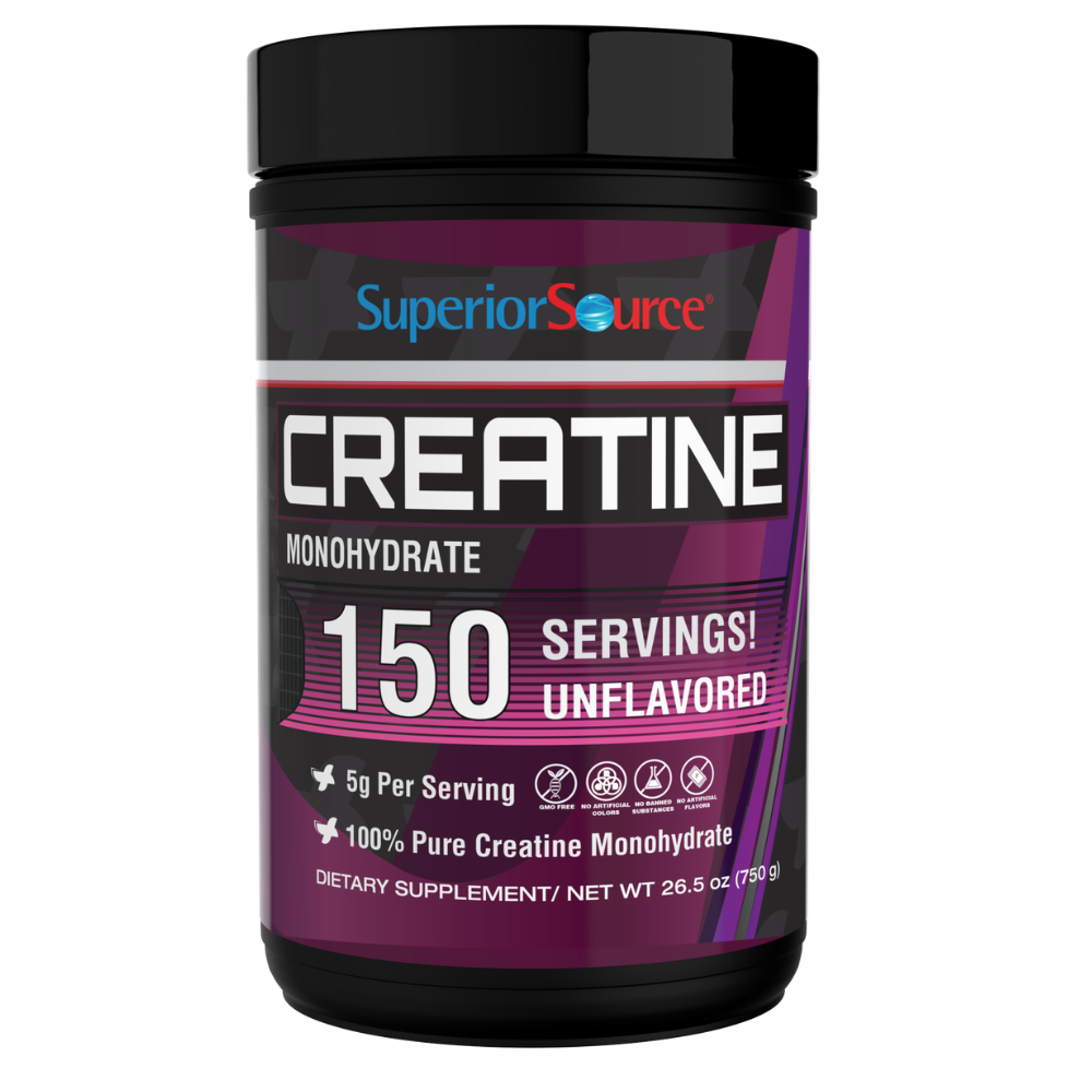 Superior Source Creatine Monohydrate – 150 Servings