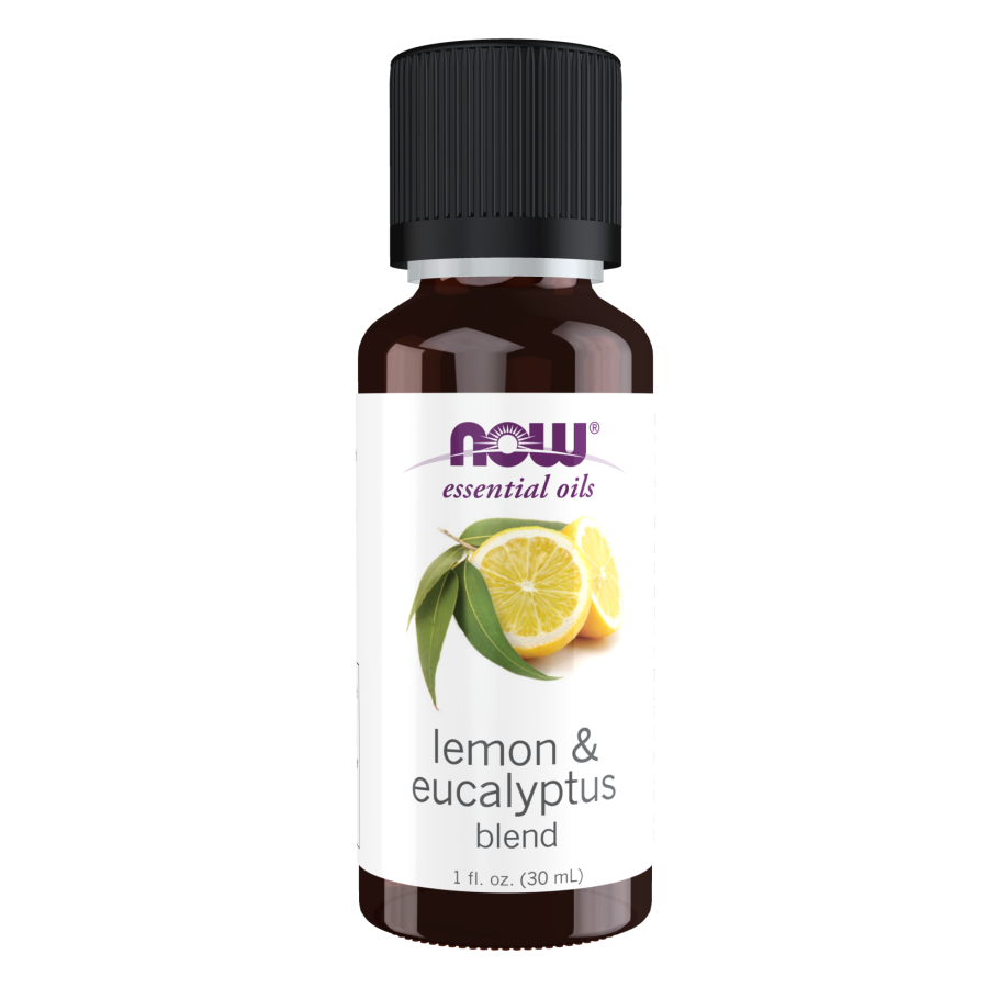 Lemon & Eucalyptus Oil Blend - Now Foods