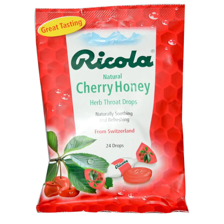 Ricola Cherry Honey Throat Drops - Ricola