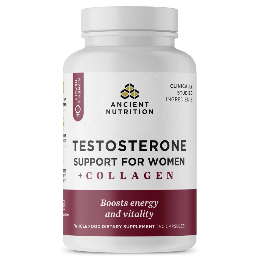 TESTOSTERONE SUPPORT FOR WOMEN + COLLAGEN