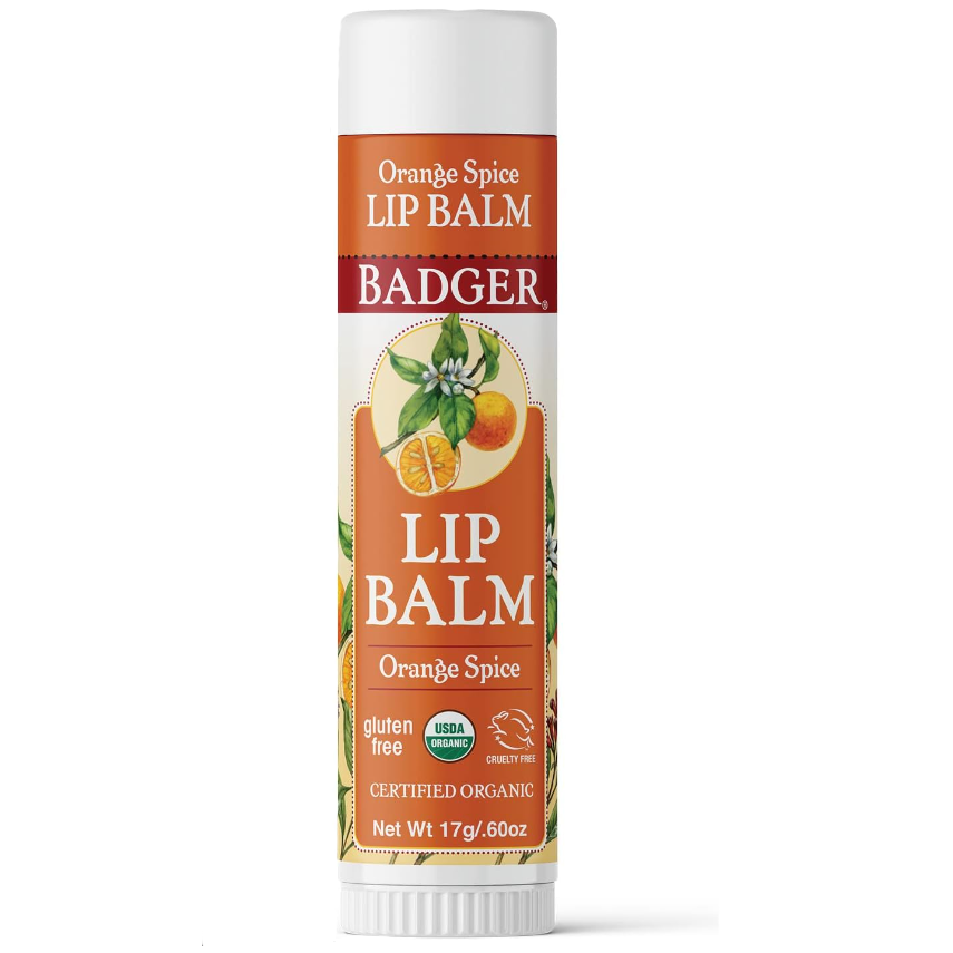 Orange Spice Jumbo Lip Balm - Badger
