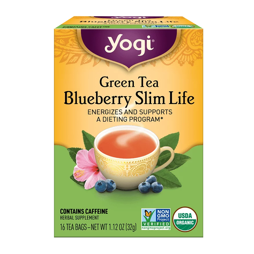 Green Tea Blueberry Slim Life Tea - Yogi Tea