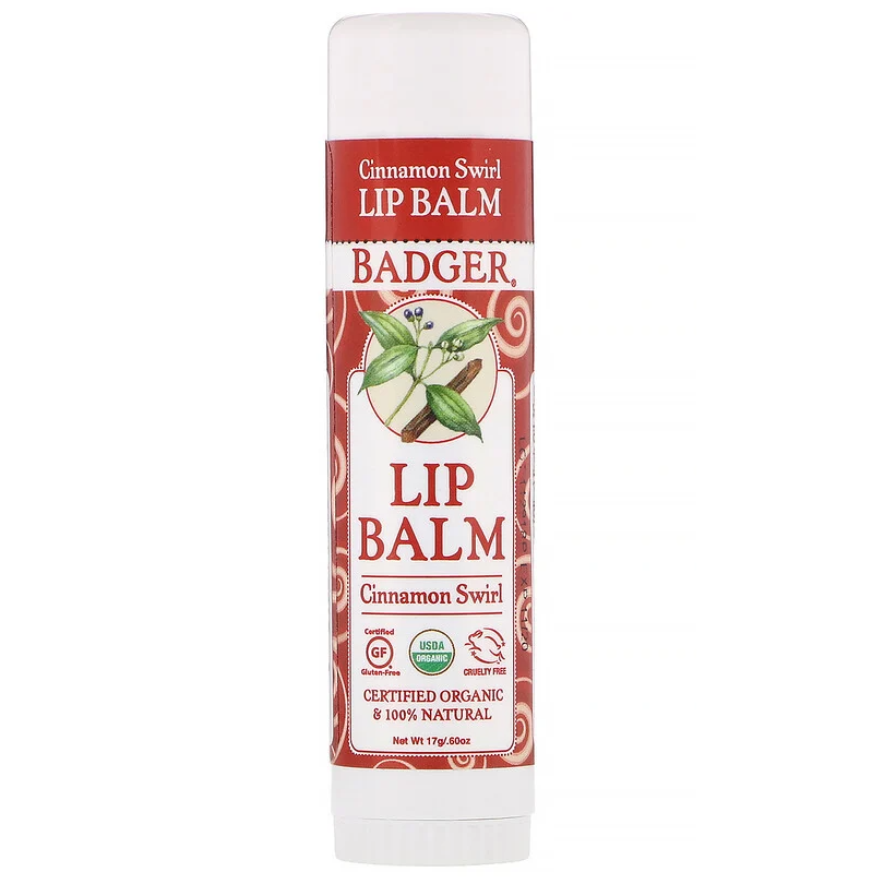 Cinnamon Swirl Jumbo Lip Balm - Badger