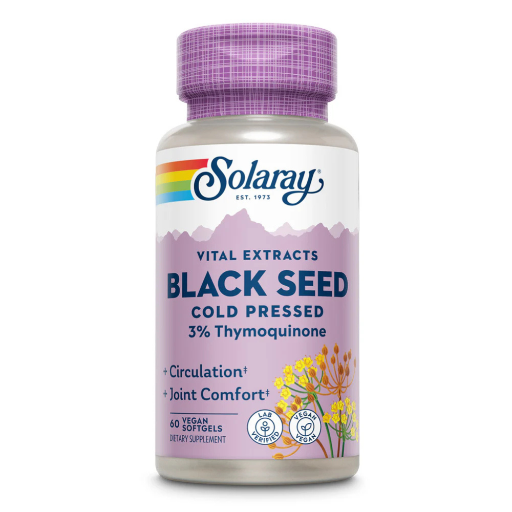 Cold Pressed Black Seed 3% Thymoquinone 500mg