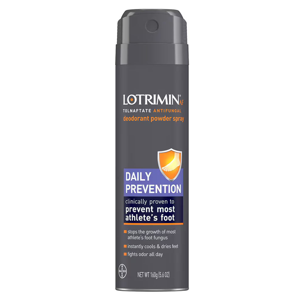 Lotrimin AF Athlete’s Foot Daily Prevention Deodorant Powder Spray