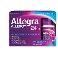 Thumbnail for Allegra Allergy 24 Hour Gelcaps